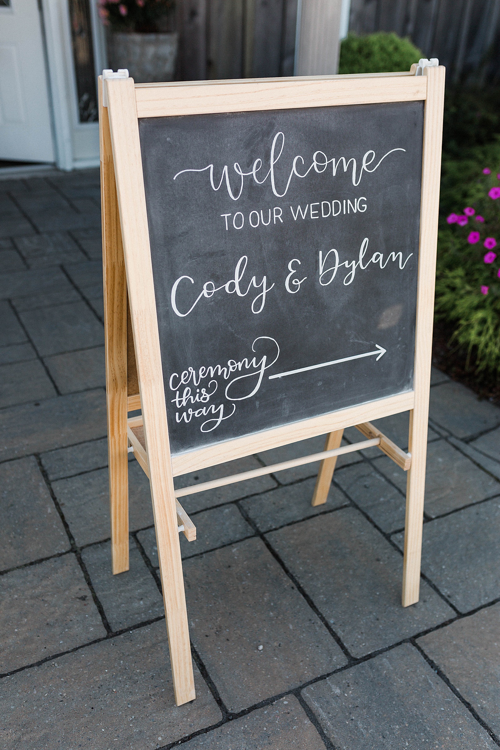 Cody Calligraphy wedding sign
