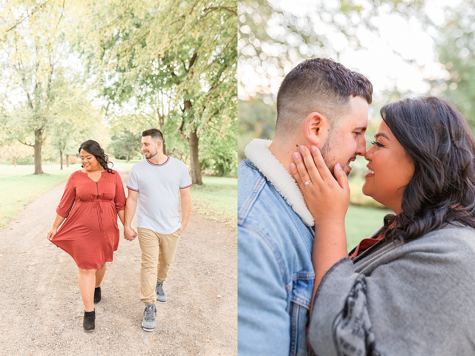 Engagement session at the Guelph Arboretum