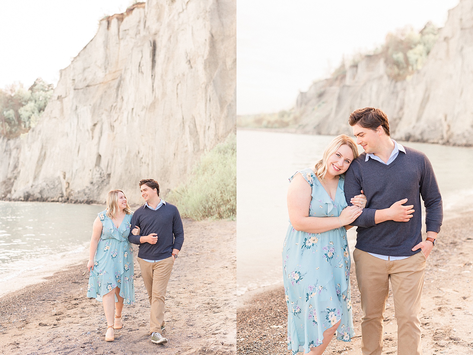 Spring Engagement session at Scarborough Bluffs