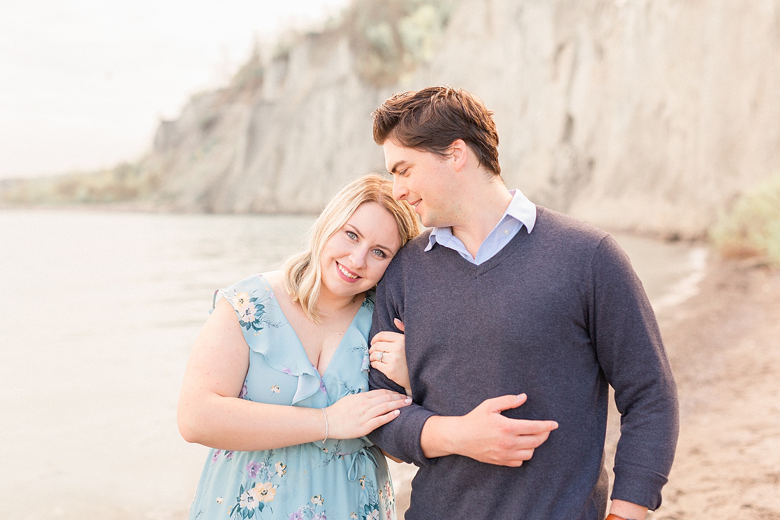 Engagement session at Scarborough Bluffs