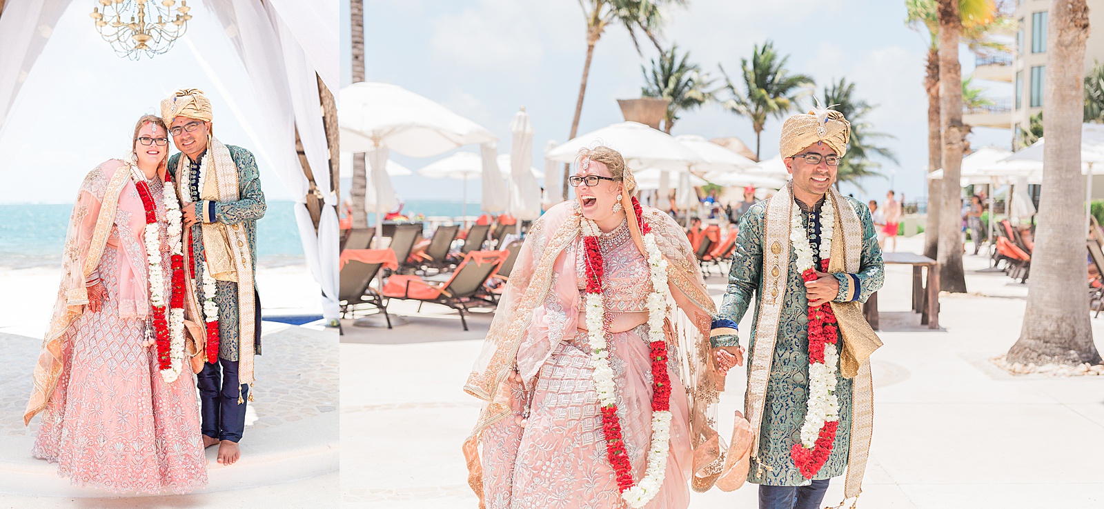 Indian American Ceremony in Cancun Mexico