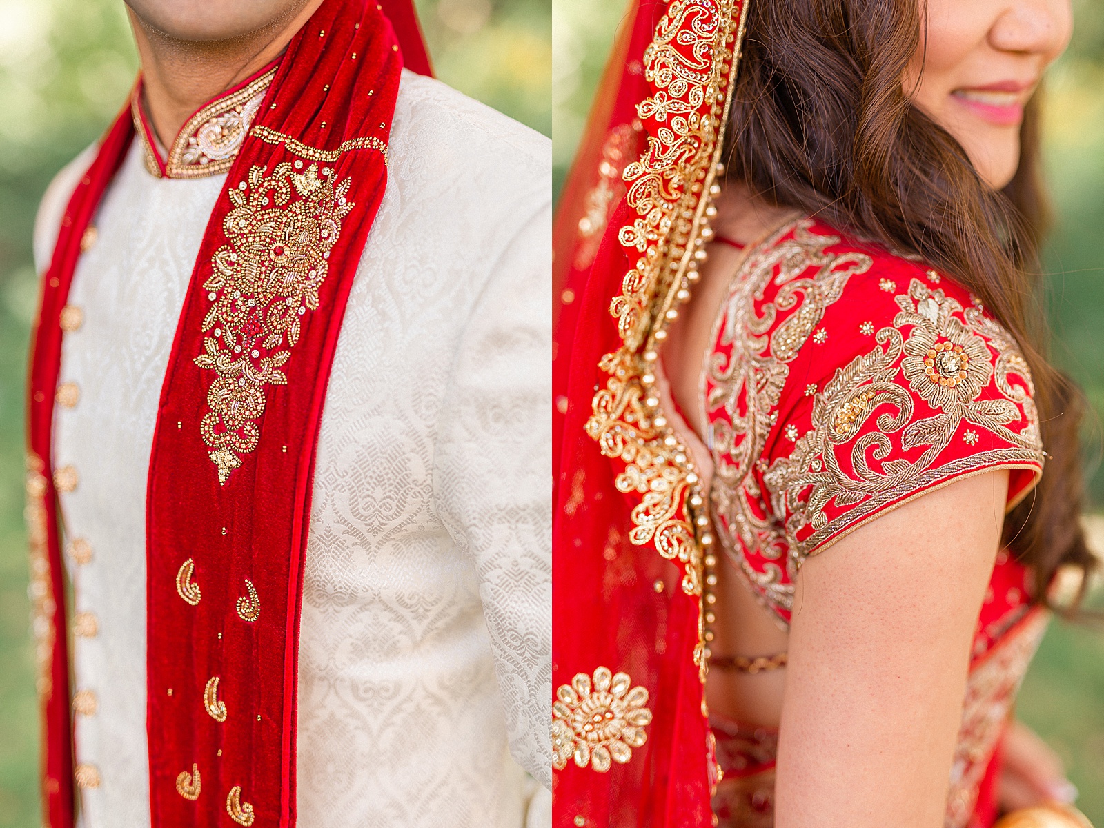 Indian Wedding, Bride and Groom details